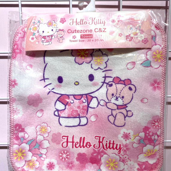 Sanrio Hello Kitty 方形毛巾